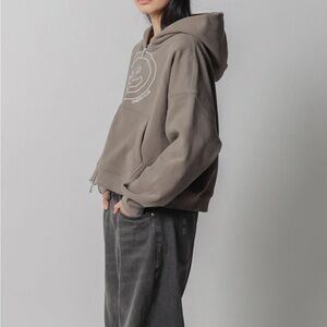 DRMERS CLUB boxy double zip hoodie